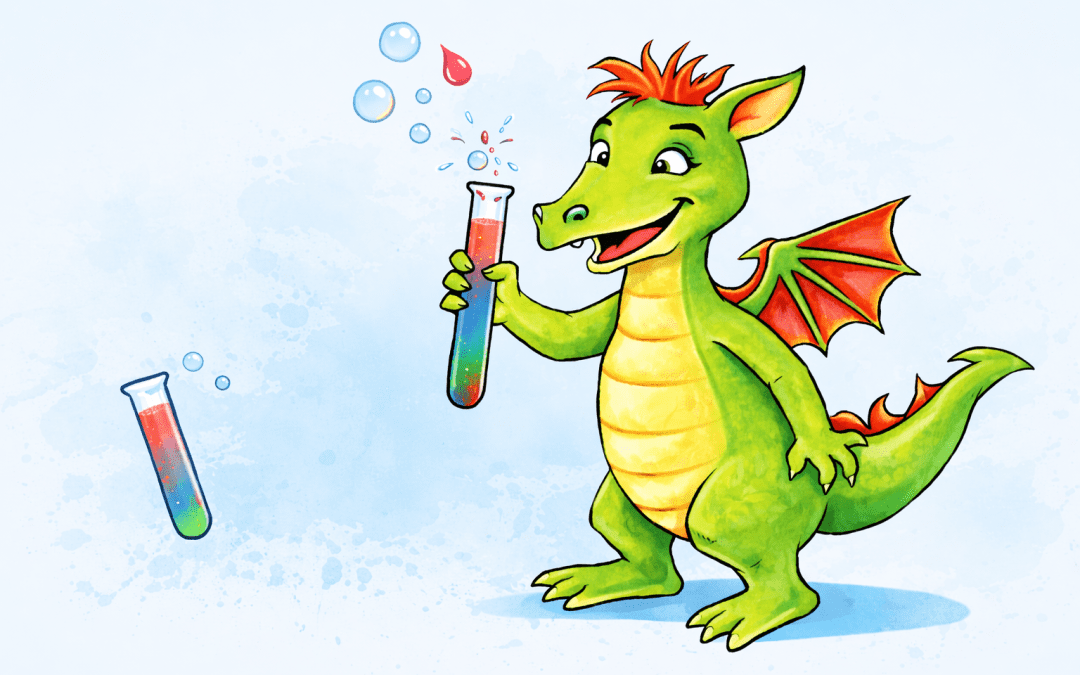 Ny omgång: Experimentstund med draken Berta